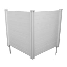 Load image into Gallery viewer, 4 ft. H x 4 ft. W Premium Vinyl Privacy Screen Kit (2 Panels)
