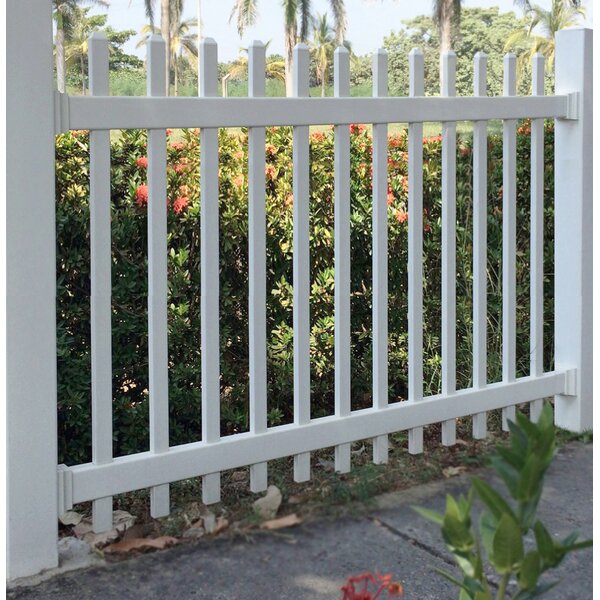 4 ft. H x 6 ft. W Picket Vinyl Fence Panel MRM2327