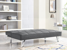 Load image into Gallery viewer, Serta Chelsea 3-Seat Multi-function Upholstery Fabric Sofa, Charcoal 7081
