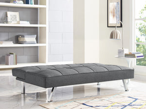 Serta Chelsea 3-Seat Multi-function Upholstery Fabric Sofa, Charcoal 7081