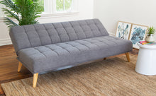 Load image into Gallery viewer, Devon &amp; Claire Miles Tufted Fabric Convertible Sofa Futon, 5727RR
