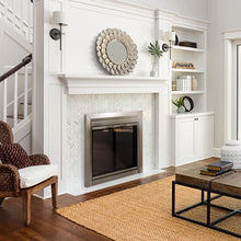 Load image into Gallery viewer, Pleasant Hearth Colby Glass Firescreen Sunlight Nickel - Large 7697RR
