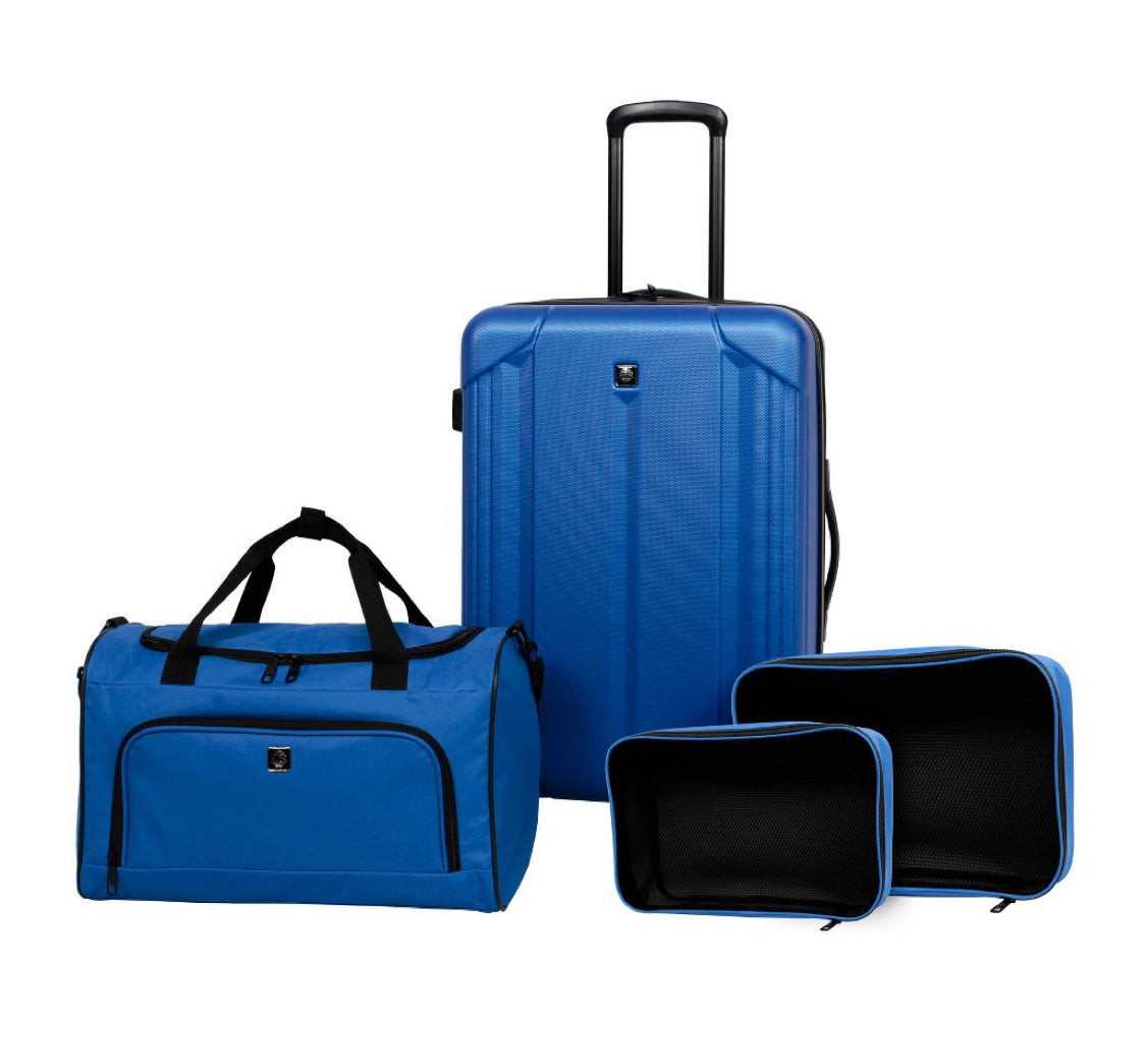 Skyline 4pc Hardside Luggage Set - Blue #4212