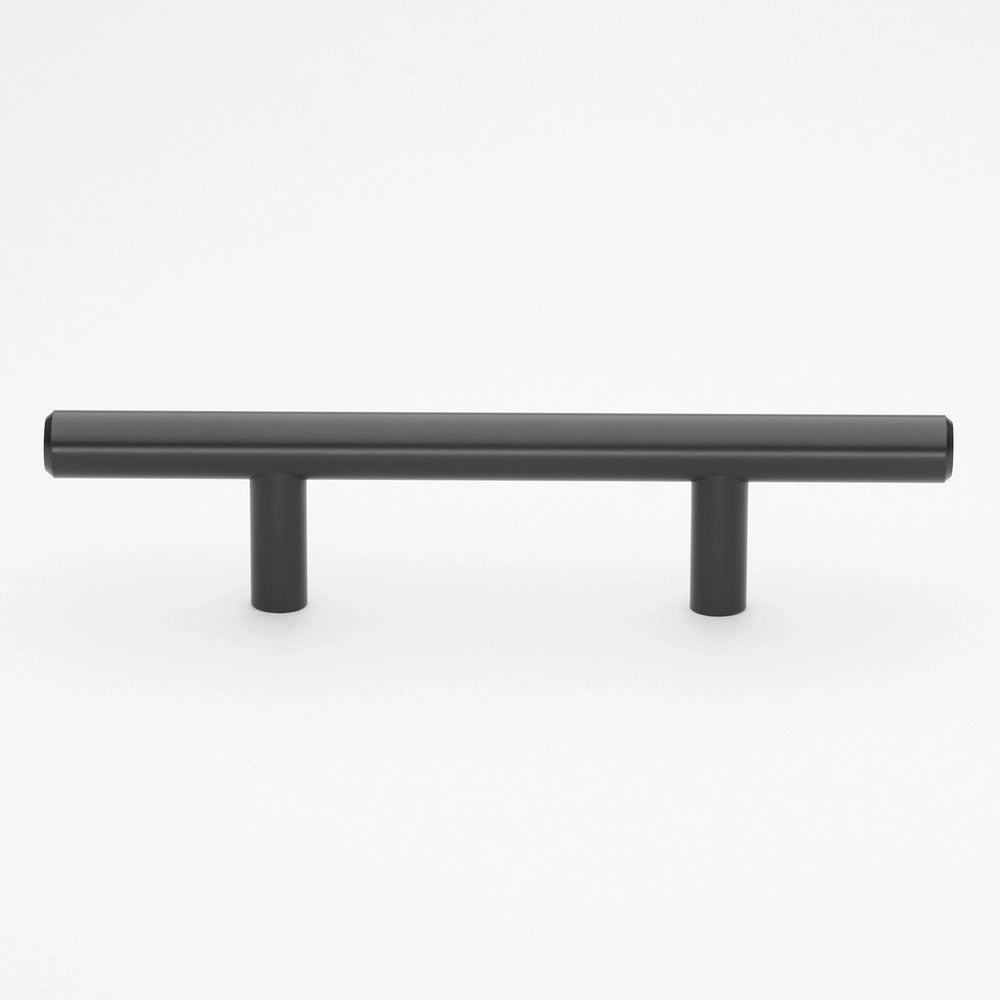 3-Inch Center-to-Center Matte Black Modern Cabinet Hardware Handle, (Set of 20)