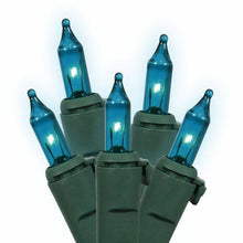 Load image into Gallery viewer, 50 Light String Lighting, Teal  Set of 8 #2397HW
