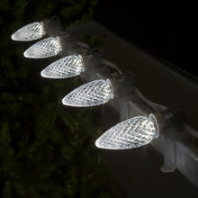 Load image into Gallery viewer, SET OF 3 - 50 Light White Wire Shatterproof C9 OptiCore LED String Lights
