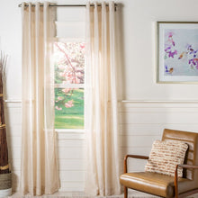 Load image into Gallery viewer, Richins Solid Sheer Grommet Single Curtain Panel- set of 4 Sand #50ha
