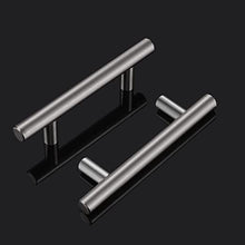 Load image into Gallery viewer, 30 Pack 3-1/2&quot; Hole Center Cabinet Pull Handles, Satin Nickel Stainless Steel Cabinet Hardware Modern Straight Bar Kitchen Cabinet Handles Dresser Drawer Pulls, 6&quot; Overall Length
