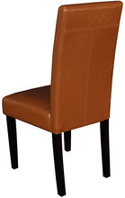 Load image into Gallery viewer, Villa Faux Leather Dining Chairs (Set of 2), Brown
