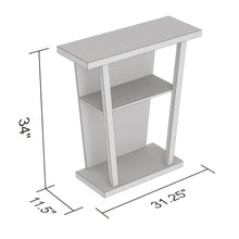 Load image into Gallery viewer, S &amp; Co. Console Table 31L Brown Reclaimed Wood 2 Shelf 2295CDR
