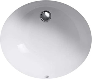 Caxton Under-Mount Bathroom Sink, White