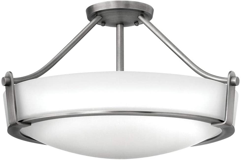 Hinkley Hathaway Collection Transitional 4 Semi-Recessed Lights, Antique Nickel MRM1964