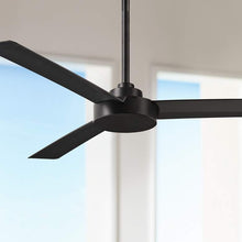 Load image into Gallery viewer, 52&quot; Minka Aire Roto Coal Black Ceiling Fan with Wall Control
