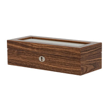 Load image into Gallery viewer, Mele &amp; Co. "Laramie" Wooden Locking Watch Box #ND1106
