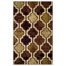 Load image into Gallery viewer, Superior Viking Geometric Indoor Area Rug, Coffee, 2&#39; x 3&#39;
