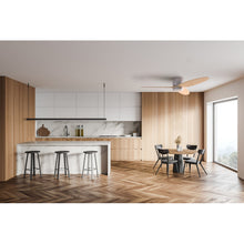 Load image into Gallery viewer, 3-Blade Smart Voice Ceiling Fan with LED Light, Extendable, Reverse Function, 6 Speed
