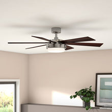 Load image into Gallery viewer, 52&quot; Corsa 6 - Blade Standard Ceiling Fan with Pull Chain and Light Kit Included (SB1197)
