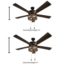 Load image into Gallery viewer, 52&quot; Easterling 5 - Blade Caged Ceiling Fan with Pull Chain 853AH
