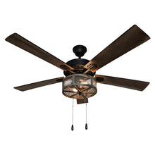 Load image into Gallery viewer, 52&quot; Easterling 5 - Blade Caged Ceiling Fan with Pull Chain 853AH
