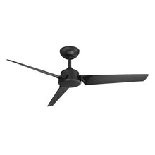 Load image into Gallery viewer, Matte Black 52&quot; Roboto 3 - Blade Outdoor Smart Standard Ceiling Fan (2201RR)
