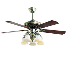 Load image into Gallery viewer, 52&#39;&#39; 5 - Blade Standard Ceiling Fan with Remote Control and Light Kit Included
