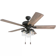 Load image into Gallery viewer, 52&#39;&#39; Alexa 5 - Blade Standard Ceiling Fan with and Light Kit Included
