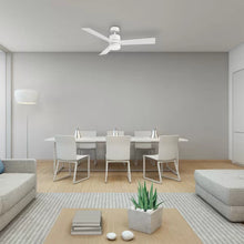 Load image into Gallery viewer, 52&#39;&#39; Axis 3 - Blade Outdoor LED Smart Flush Mount Ceiling Fan with Remote Control and Light Kit Included

