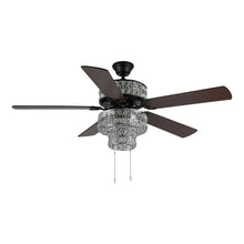 Load image into Gallery viewer, 52&#39;&#39; Dashal 5 - Blade Ceiling Fan with Pull Chain and Light Kit Included
