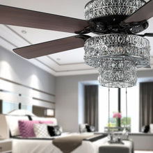 Load image into Gallery viewer, 52&#39;&#39; Dashal 5 - Blade Ceiling Fan with Pull Chain and Light Kit Included
