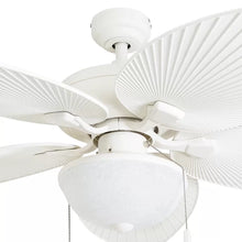 Load image into Gallery viewer, 52&#39;&#39; Janes 5 - Blade Leaf Blade Ceiling Fan with Pull Chain and Light Kit Included
