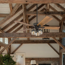 Load image into Gallery viewer, 52&#39;&#39; Sheyla 5 - Blade Standard Ceiling Fan with Pull Chain and Light Kit Included
