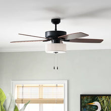 Load image into Gallery viewer, 52&#39;&#39; Sybilla 5 - Blade Standard Ceiling Fan with Light Kit Included
