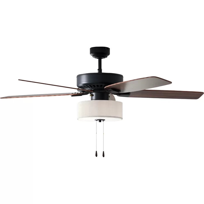 52'' Sybilla 5 - Blade Standard Ceiling Fan with Light Kit Included
