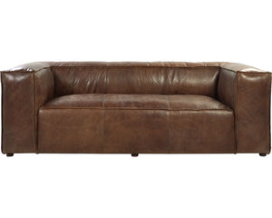 ACME Furniture 53545 Brancaster Retro Brown Top Grain Leather Sofa MRM3491