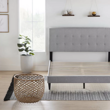 Load image into Gallery viewer, Twin Elmina Tufted Upholstered Low Profile Platform Bed Red Barrel Studio® - 750CE
