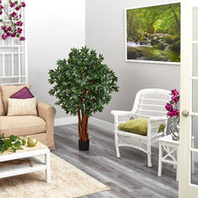 Load image into Gallery viewer, 54&quot; Artificial Foliage Tree in Pot Liner 584CDR
