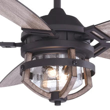 Load image into Gallery viewer, 54&#39;&#39; Gil 5 - Blade Outdoor Standard Ceiling Fan with Remote Control and Light Kit Included
