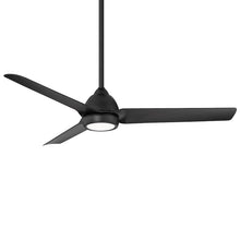 Load image into Gallery viewer, Matte Black 54&#39;&#39; Mocha 3 - Blade Outdoor Smart Propeller Ceiling Fan with and Light Kit Included
