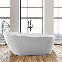 Load image into Gallery viewer, 55&quot; x 28&quot; Freestanding Soaking Bathtub White 3336RR
