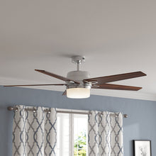 Load image into Gallery viewer, 56&#39;&#39; Ewan 5 - Blade Standard Ceiling Fan with Remote Control and Light Kit Included
