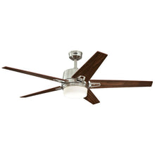 Load image into Gallery viewer, 56&#39;&#39; Ewan 5 - Blade Standard Ceiling Fan with Remote Control and Light Kit Included
