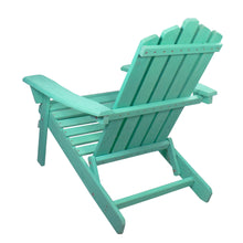 Load image into Gallery viewer, 36&quot; Green Classic Folding Wooden Adirondack Chair #1470HW
