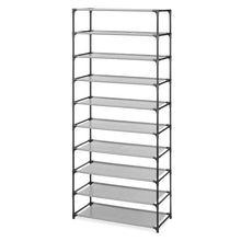 Load image into Gallery viewer, 58.6" H x 23.9" W x 11.25" D 10-Tier Tower Rack
