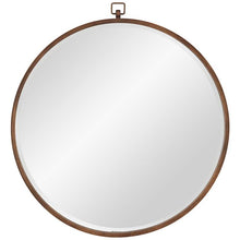 Load image into Gallery viewer, Quinn Antique Bronze 36&quot; Round Wall Mirror
