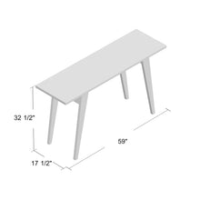 Load image into Gallery viewer, 59&#39;&#39; Console Table 1877CDR

