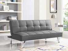 Load image into Gallery viewer, Serta Chelsea 3-Seat Multi-function Upholstery Fabric Sofa, Charcoal 7081
