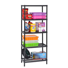 Load image into Gallery viewer, Steel 59&quot; H x 24&quot; W 5 Level Mesh Storage Shelving Unit (SB672)
