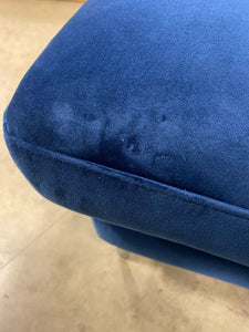 118.89" Wide Velvet Sofa & Chaise