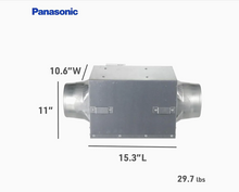Load image into Gallery viewer, Panasonic WhisperLine 1.7-Sone 340-CFM Steel Bathroom Fan 1284CDR
