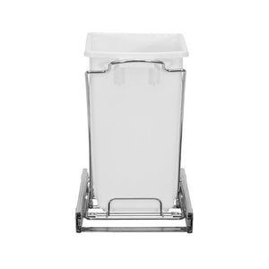 15'' H x 9.75'' W x 17.75'' D 5 Gallon Pull Out/Under Counter Trash Can Systems
